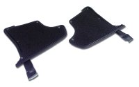 1963-1964 C2 Corvette Kick Panels W/Carpet - Dark Blue