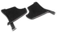 1965-1967 C2 Corvette Kick Panels W/Carpet - Black