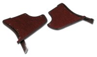 1965 C2 Corvette Kick Panels W/Carpet - Maroon