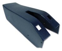 1973-1975 C3 Corvette Park Brake Console W/Power Window Switch Cutouts - Dark Blue