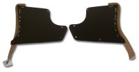 1963-1964 C2 Corvette Kick Panels W/Windlace - Saddle