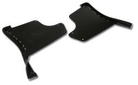 1965-1967 C2 Corvette Kick Panels W/Windlace - Black