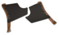 1967 C2 Corvette Kick Panels W/Windlace - Saddle