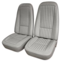 1976 C3 Corvette Mounted Seats Smoke Vinyl