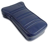 1977 C3 Corvette Reproduction Center Armrest - Dark Blue Leather W/Vinyl