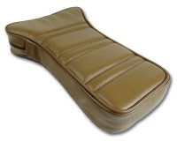 1972 C3 Corvette Reproduction Center Armrest - Dark Saddle Leather W/Vinyl