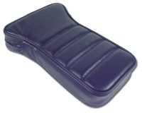 1979-1981 C3 Corvette Reproduction Center Armrest - Dark Blue Leather W/Vinyl