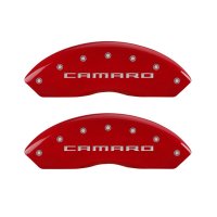 2016-2023 Camaro MGP Caliper Covers Red w/Camaro and RS Logos