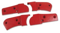 1979-1981 C3 Corvette Reproduction Seat Hinge Cover Set - 4pc - Red