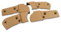 1979-1980 C3 Corvette Reproduction Seat Hinge Cover Set - 4pc - Doeskin