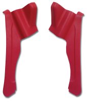 1968-1969 C3 Corvette Interior Rear Quarter Panels Red Convertible