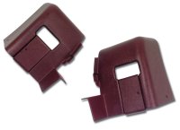 1974-1975 C3 Corvette Interior Rear Quarter Panel Extensions Oxblood Coupe