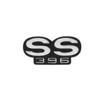 1967 Chevelle Rear Panel Emblem, "SS 396", Sold as Each