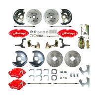 1968-1968 Chevrolet Chevy II Front and Rear Brake Conversion Kit The Right Stuff AFXSD25CZ