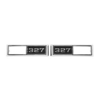 1968 Full-Size Chevrolet, Chevelle, Nova, and El Camino Front Marker Light Bezel, "327" Pair