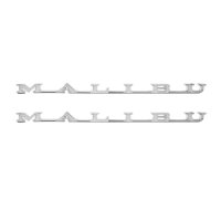 1970 Chevelle Front Fender Emblem, "Malibu", Sold as a Pair