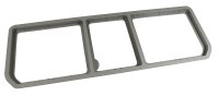 1974-1975 C3 Corvette Rear Compartment Unit Master Frame Silver 3-Door