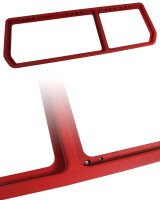 1979-1981 C3 Corvette Rear Compartment Unit Master Frame Red 2-Door