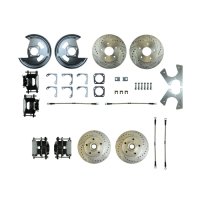 1975-1977 Chevrolet Nova Front and Rear Brake Conversion Kit The Right Stuff F70RDM5S