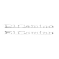 1967 El Camino Rear Quarter Emblem, "El Camino", Sold as a Pair