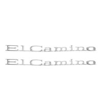 1970 El Camino Front Fender Emblem, "El Camino", Sold as a Pair