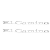 1971-1975 El Camino Front Fender Emblem, "El Camino", Sold as a Pair