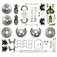 1955-1957 Chevrolet One-Fifty Series Front and Rear Brake Conversion Kit The Right Stuff FSC554DC...