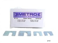 Metro Plated Shims 75-Piece Set; 4P 20