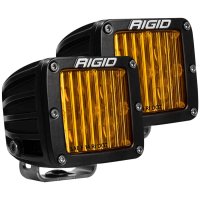 SAE J583 Compliant Selective Yellow Fog Light Pair D-Series Pro Street Legal Surface Mount Rigid ...