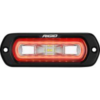 SR-L Series Marine Spreader Pod 2 Wire Flush Mount Black With Red Halo RIGID Industries 52202