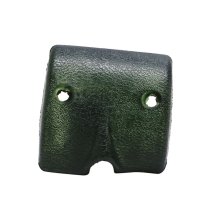 1967 Corvette Rear View Mirror Bracket Cover, Dark Green, Sold as Each