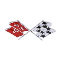 1968-1972 Corvette Front X-Flag Emblem, Sold as Each