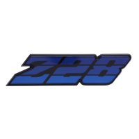 1980-1981 Camaro Grille Emblem, "Z-28", Blue, Sold as Each