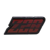 1980-1981 Camaro Fuel Door Emblem, "Z-28", Red, Sold as Each