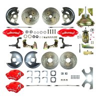 1967-1967 Pontiac Firebird Front and Rear Brake Conversion Kit The Right Stuff AFXDC22CZ