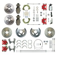 1955-1957 Chevrolet One-Fifty Series Front and Rear Brake Conversion Kit The Right Stuff FSC554SD...