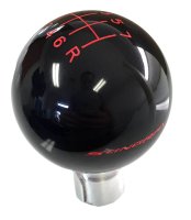 2014-2019 C7 Corvette Shift Knob w/Shift Pattern & Side Stingray Script - Black/Red