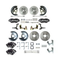 1969-1969 Chevrolet Nova Front and Rear Brake Conversion Kit The Right Stuff AFXWK25CS