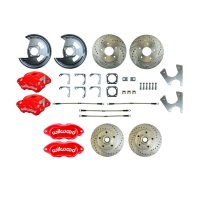 1975-1977 Chevrolet Nova Front and Rear Brake Conversion Kit The Right Stuff F75RDM25Z