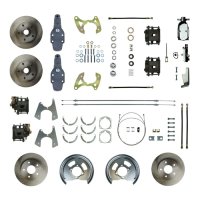 1959-1964 Chevrolet Biscayne Front and Rear Brake Conversion Kit The Right Stuff FSC594SDDX