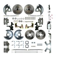 1968-1968 Chevrolet Chevy II Front and Rear Brake Conversion Kit The Right Stuff AFXSD45DX