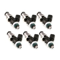 Injector Dynamics 1340cc Injectors-48mm Length-14mm Grey Top-14mm L O-Ring(R35 Low Spacer)(Set of...