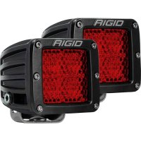 Diffused Rear Facing High/Low Surface Mount Red Pair D-Series Pro RIGID Industries 90153