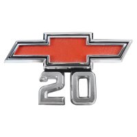 1967-1968 Chevrolet and GMC Truck Front Fender Emblem, "20", Sold as a Pair