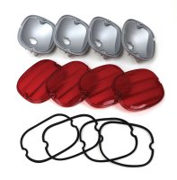 1991-1996 Corvette C4 Tail Light Replacement Set, Lenses & Housings W/Gaskets - 12pc