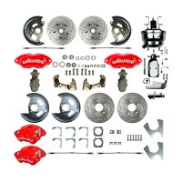 1969-1969 Chevrolet Nova Front and Rear Brake Conversion Kit The Right Stuff AFXDC25DZX