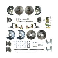 1968-1968 Chevrolet Chevy II Front and Rear Brake Conversion Kit The Right Stuff AFXSD45C