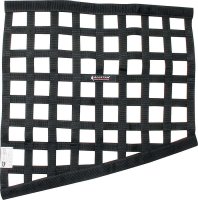 Allstar ALL10289 Black 24" High x 24" Wide x 18" High Border Style Mount Ribbon Window Net for Dr...