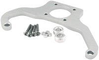 Allstar ALL54290 Silver Anodized Billet Aluminum Fuel Regulator Mounting Bracket for 4500 Style S...