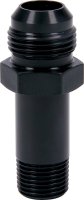 Allstar ALL90044 Black Anodized Aluminum 3" Length Oil Inlet 12AN Male to 1/2 NPT Male Fitting